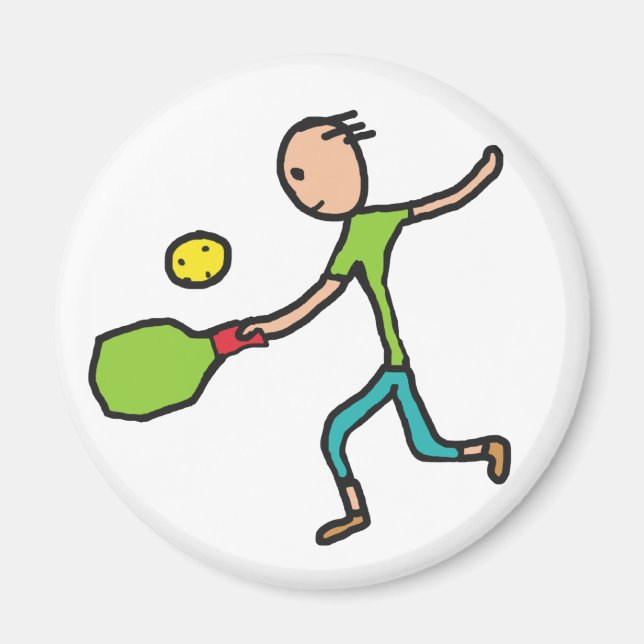 Pickleball Magnet (Framsidan)