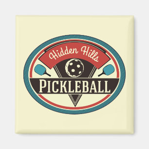 Pickleball magnet - vintagedesign