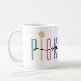 Pickleball Mamma färgstark Kaffemugg