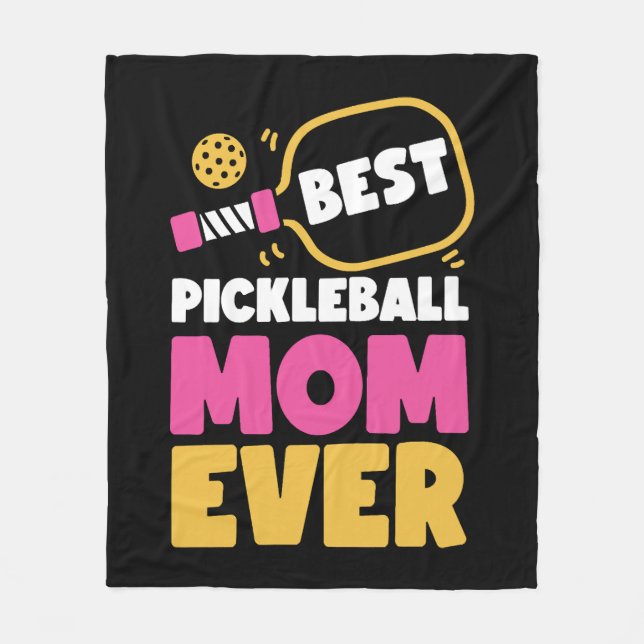 Pickleball Mamma Mor Best Fleecefilt (Framsidan)