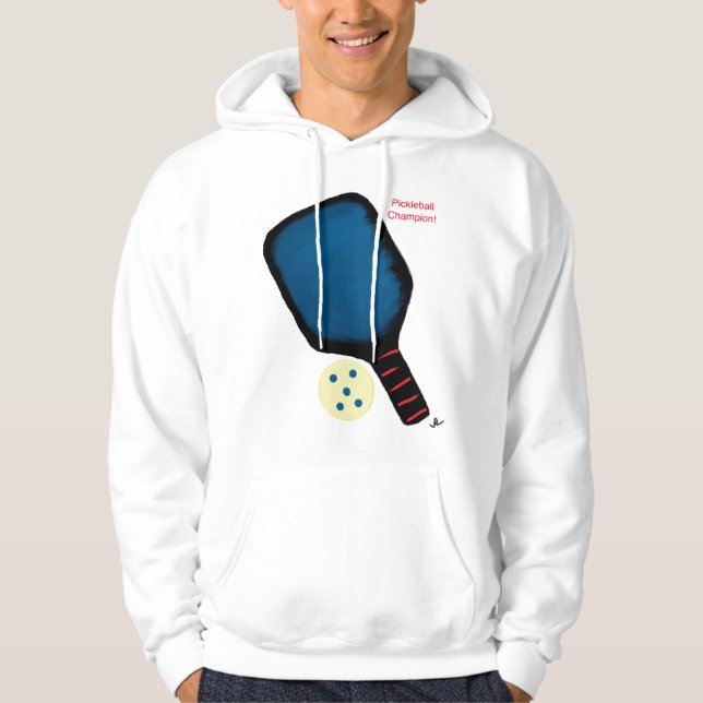 Pickleball Manar Sweatshirt Hoodie (Framsida)