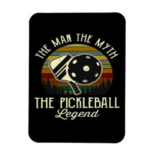 Pickleball- Mannen, Myten, Legenden  Magnet
