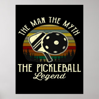 Pickleball - mannen, myten, legenden poster