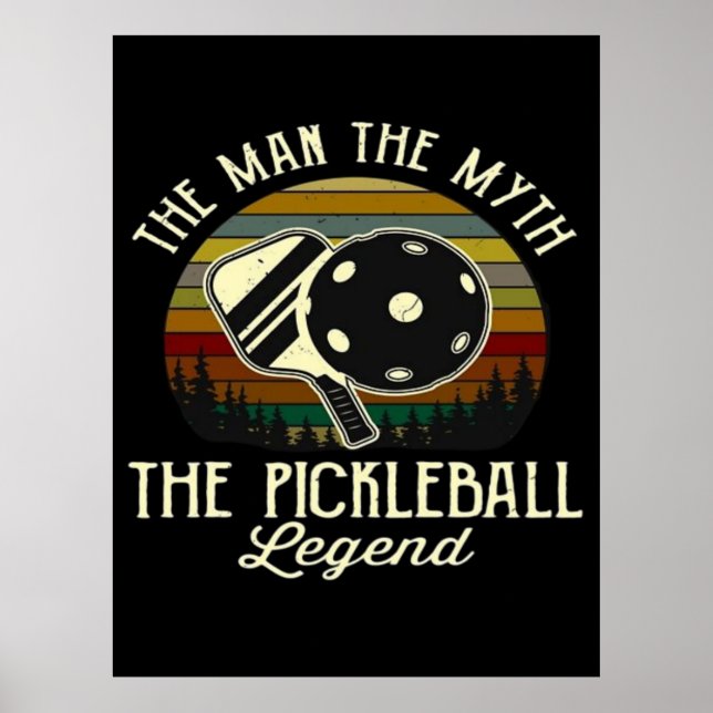 Pickleball - mannen, myten, legenden poster (Framsidan)