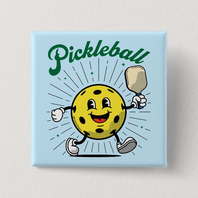 PICKLEBALL MASCOT by PickleballPlayerz Knapp (Framsida)
