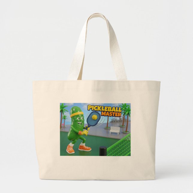 Pickleball Mästare Jumbo Tygkasse (Framsidan)