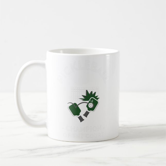 Pickleball-mästare på banan!  kaffemugg (Vänster)