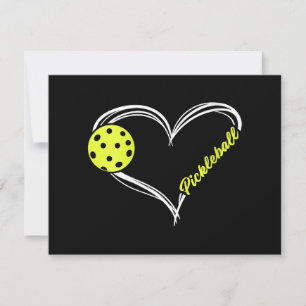 Pickleball-matchen Womens Kärlek - söt pickleball- Julkort