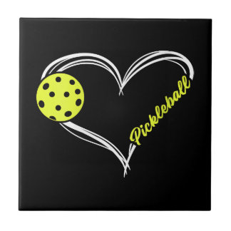 Pickleball-matchen Womens Kärlek - söt pickleball- Kakelplatta
