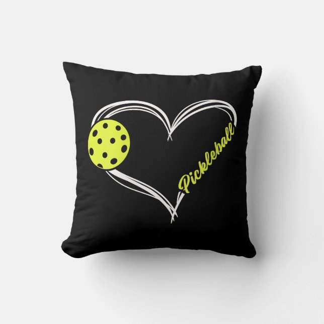 Pickleball-matchen Womens Kärlek - söt pickleball- Kudde (Framsida)