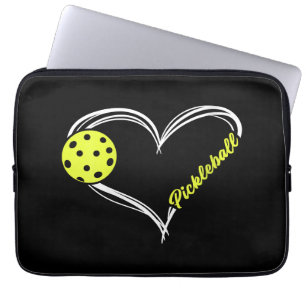 Pickleball-matchen Womens Kärlek - söt pickleball- Laptop Fodral