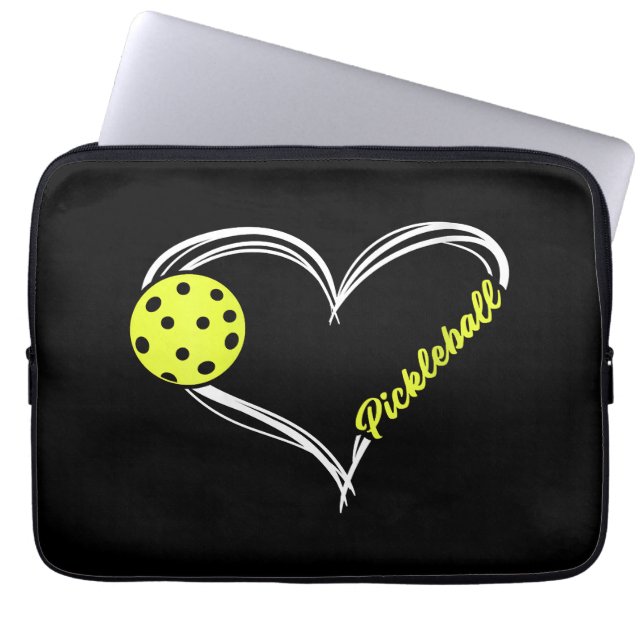 Pickleball-matchen Womens Kärlek - söt pickleball- Laptop Fodral (Framsidan)
