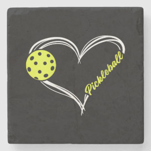 Pickleball-matchen Womens Kärlek - söt pickleball- Stenunderlägg