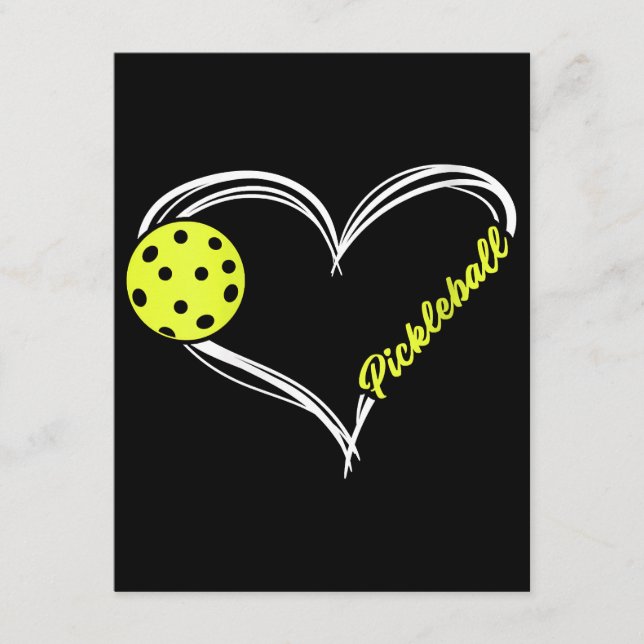 Pickleball-matchen Womens Kärlek - söt pickleball- Tilläggskort (Framsida)