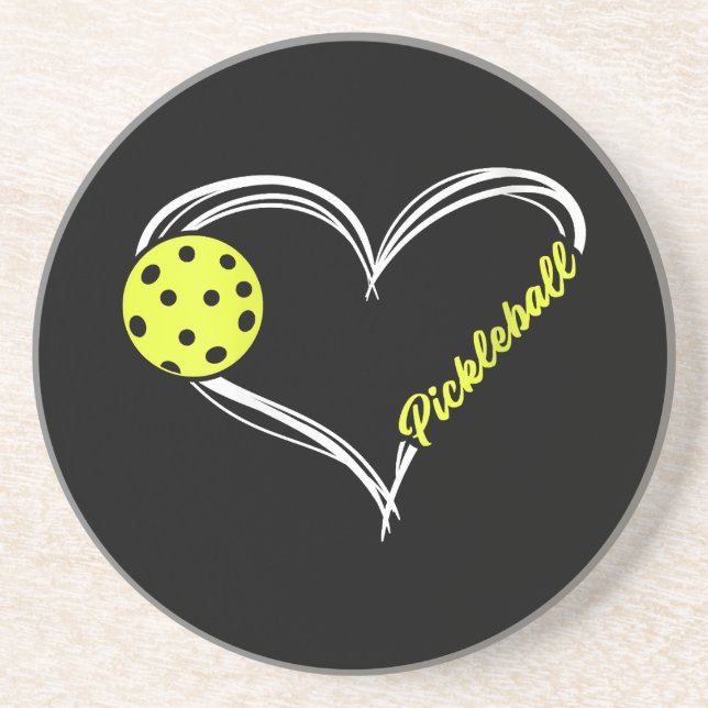 Pickleball-matchen Womens Kärlek - söt pickleball- Underlägg (Framsidan)