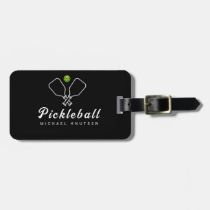 Pickleball med Paddles & Boll Personlig Bagagebricka