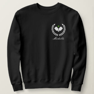 Pickleball med Paddles & Boll Personlig Namn T Shirt