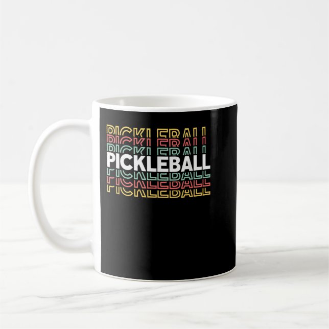 Pickleball Men & Women Pickler Player 747 Kaffemugg (Vänster)