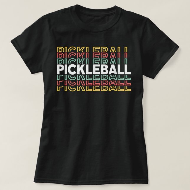 Pickleball Men & Women Pickler Player 747 T Shirt (Design framsida)