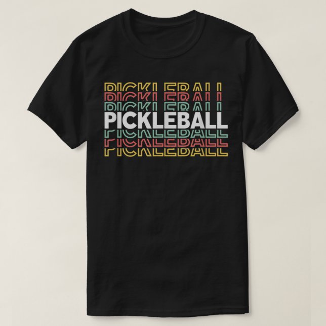 Pickleball Men & Women Pickler Player 747 T Shirt (Design framsida)