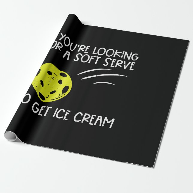 Pickleball Mjuk Serve Få Glass Pickle Boll Mig Presentpapper (Utrullad)