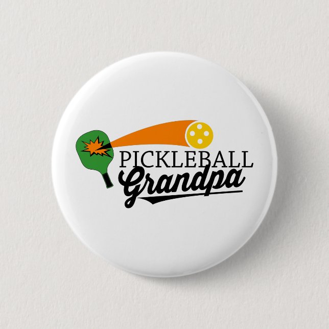 Pickleball morfar knapp (Framsida)