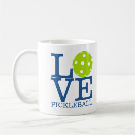 Pickleball mugg: "KÄRLEK PICKLEBALL ", Kaffemugg