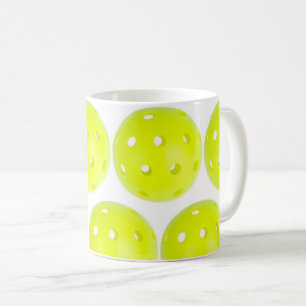 Pickleball muggvit kaffemugg