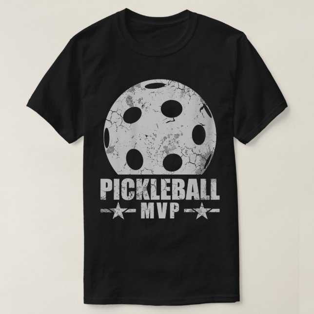 Pickleball MVP Player Team Coach Tournamports T Shirt (Design framsida)