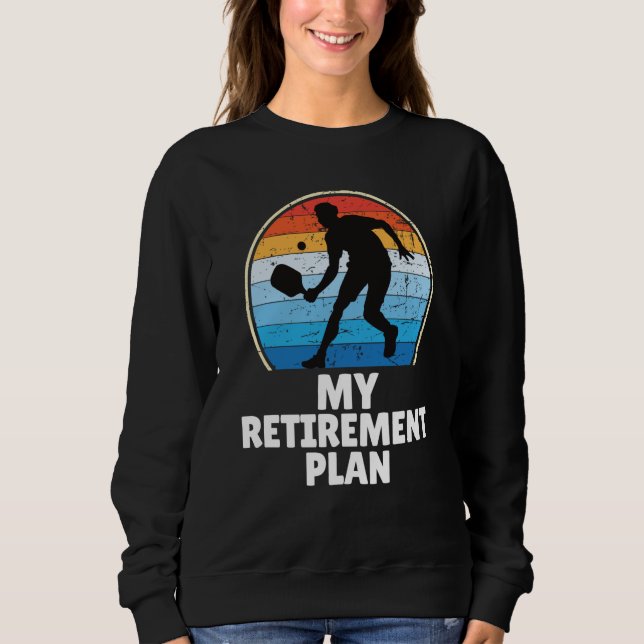 PickleBall My Retirement Plan Dink Paddle Court Pl T Shirt (Framsida)