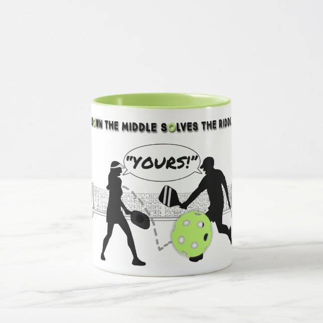 Pickleball: Ned mitten löser gåvan Mugg (Center)