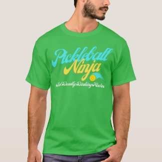 Pickleball Ninja Design T Shirt