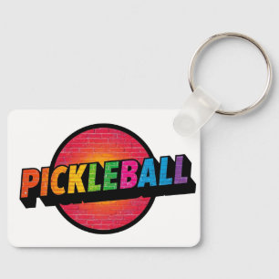 Pickleball-nyckelring i akryl nyckelring