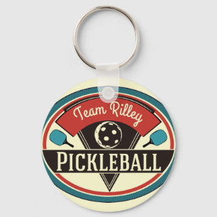 Pickleball-Nyckelring - Vintagens utformning Nyckelring