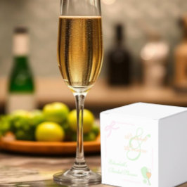 Pickleball och Prosecco Bröllopsdusch Presentaskar