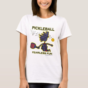 Pickleball oförskräckt roligt tröja