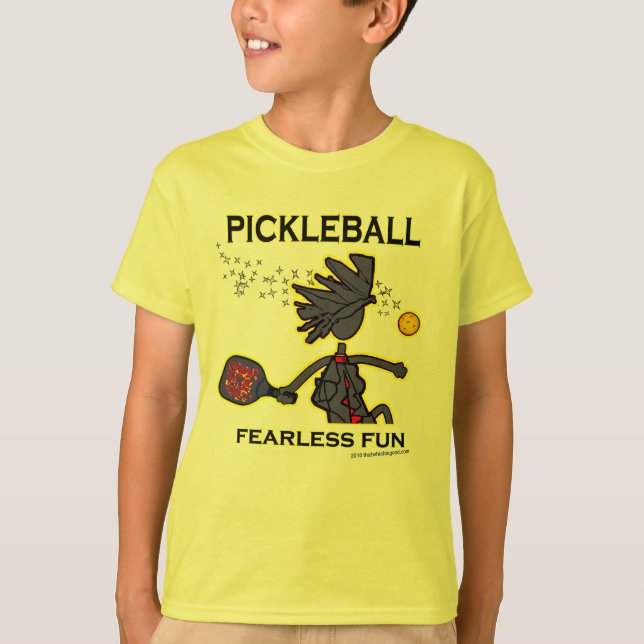 Pickleball oförskräckt roligt tröja (Framsida)