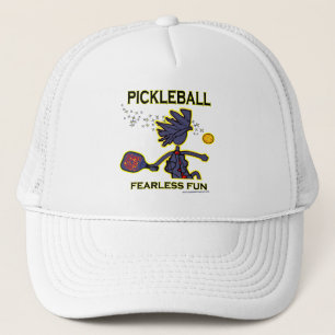 Pickleball oförskräckt roligt truckerkeps