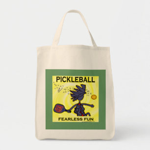 Pickleball oförskräckt roligt tygkasse