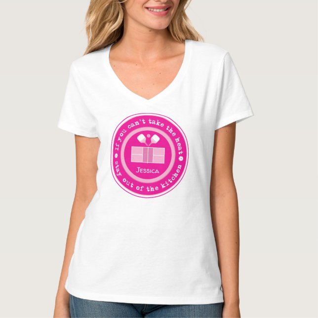 Pickleball: om du inte kan ta anpassningsbarna  t shirt (Framsida)