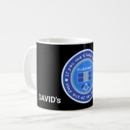 Pickleball: Om du inte kan ta värmen, blå Kaffe Kaffemugg