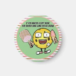 Pickleball om du vill ha mjuk jacka på isgam magnet