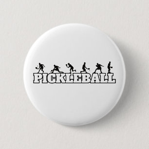 Pickleball Ord Player Silhouettes Sport Action Knapp