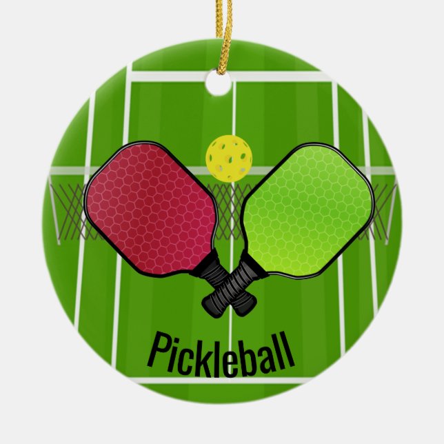 Pickleball Ornament (Framsidan)