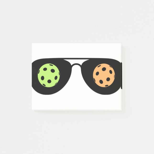 Pickleball på mitt huvud post-it block (Framsida)