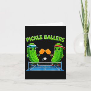 Pickleball paddel spelare rolig pickle ballers kul kort