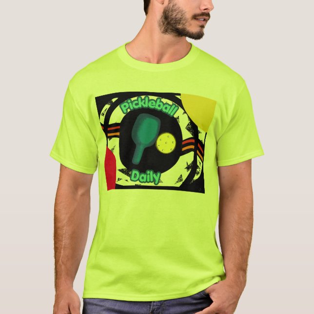 Pickleball paddel tee-gåva t shirt (Framsida)