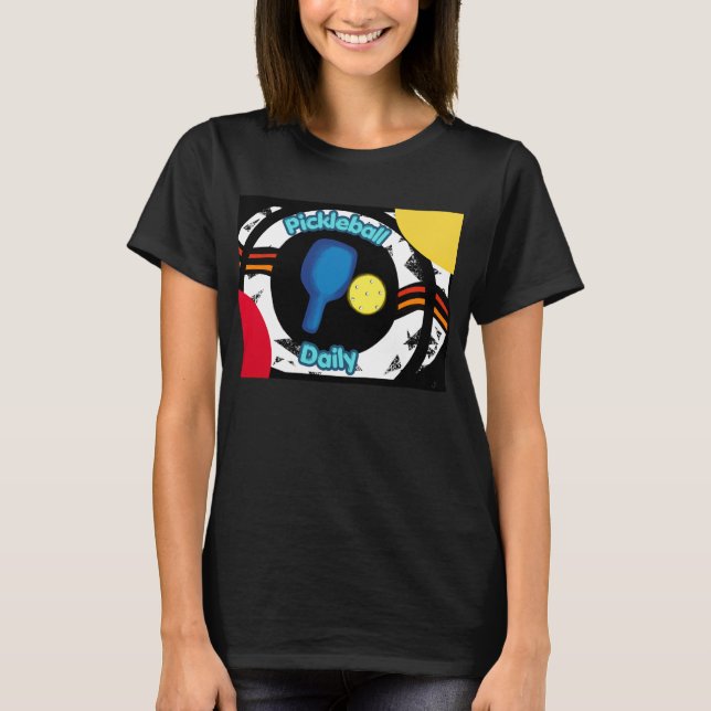 Pickleball paddel tee-gåva t shirt (Framsida)