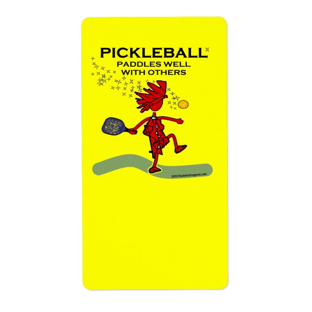 Pickleball Paddels väl med andra Fraktsedel (Framsidan)