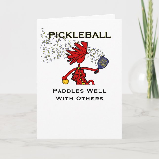 Pickleball Paddels väl med andra Kort (Framsida)